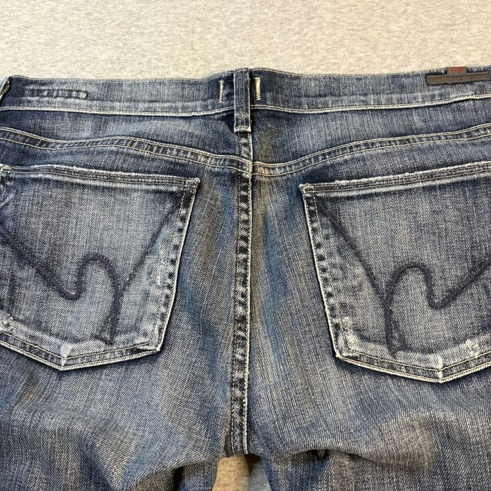 Citizens of Humanity Kelly Bootcut Jeans Blue Wash Low Rise Flare Size 31 (34) - Picture 5 of 12